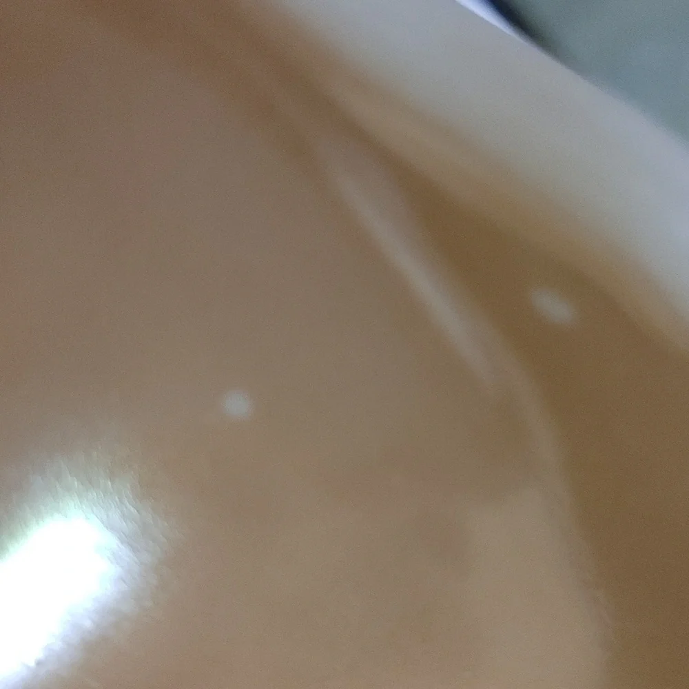 468 FIRE KING Peach Lustre Divided Oval Baking Casserole Dish